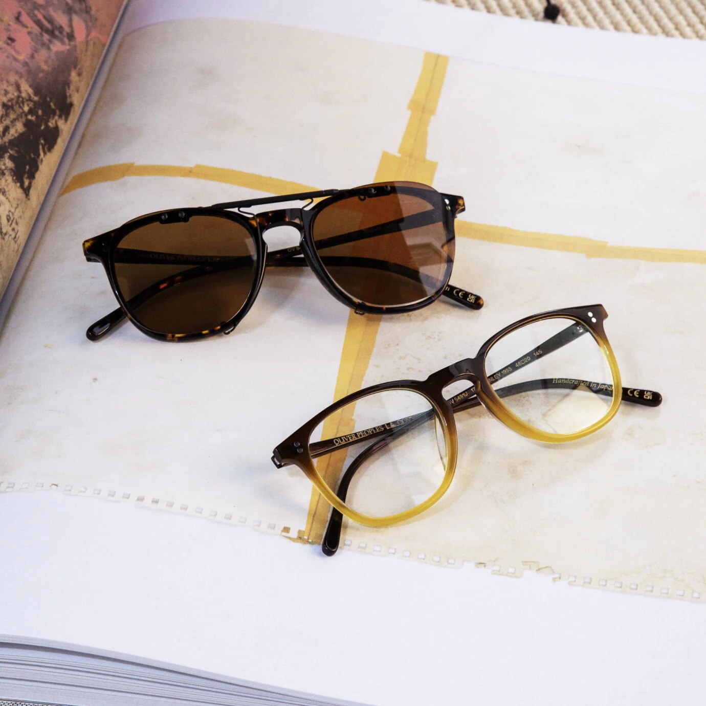Oliver Finley 1993 Clip Eyeglasses in Gold | Oliver® Oliver Finley 1993 Clip Eyeglasses in Gold | Oliver®