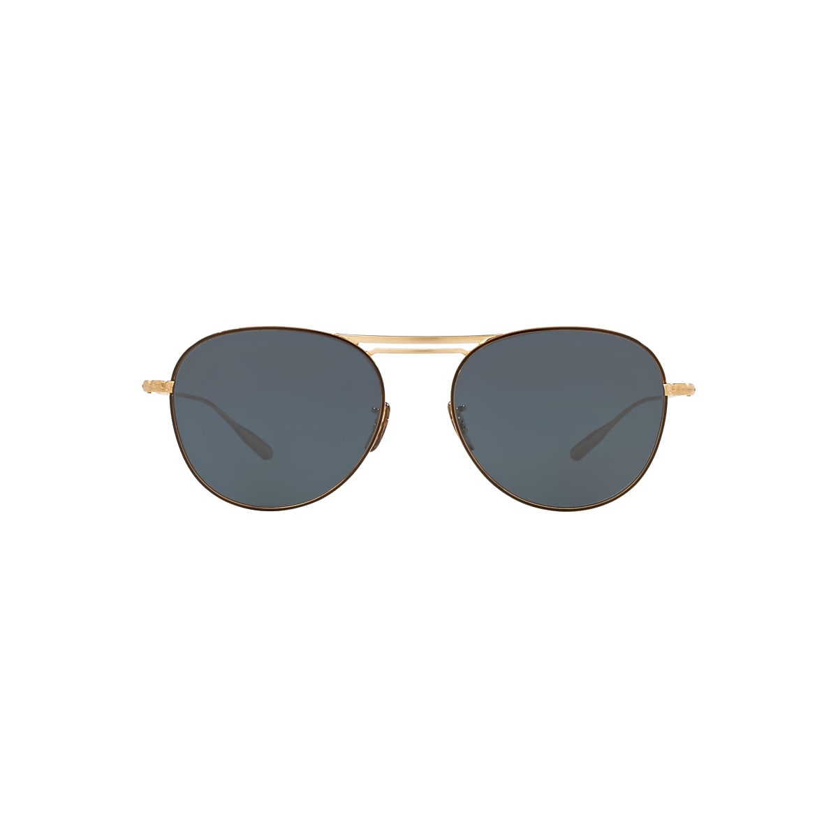 Oliver Ziane Sunglasses in Ziane Gold/Buff Top Bar Amaret