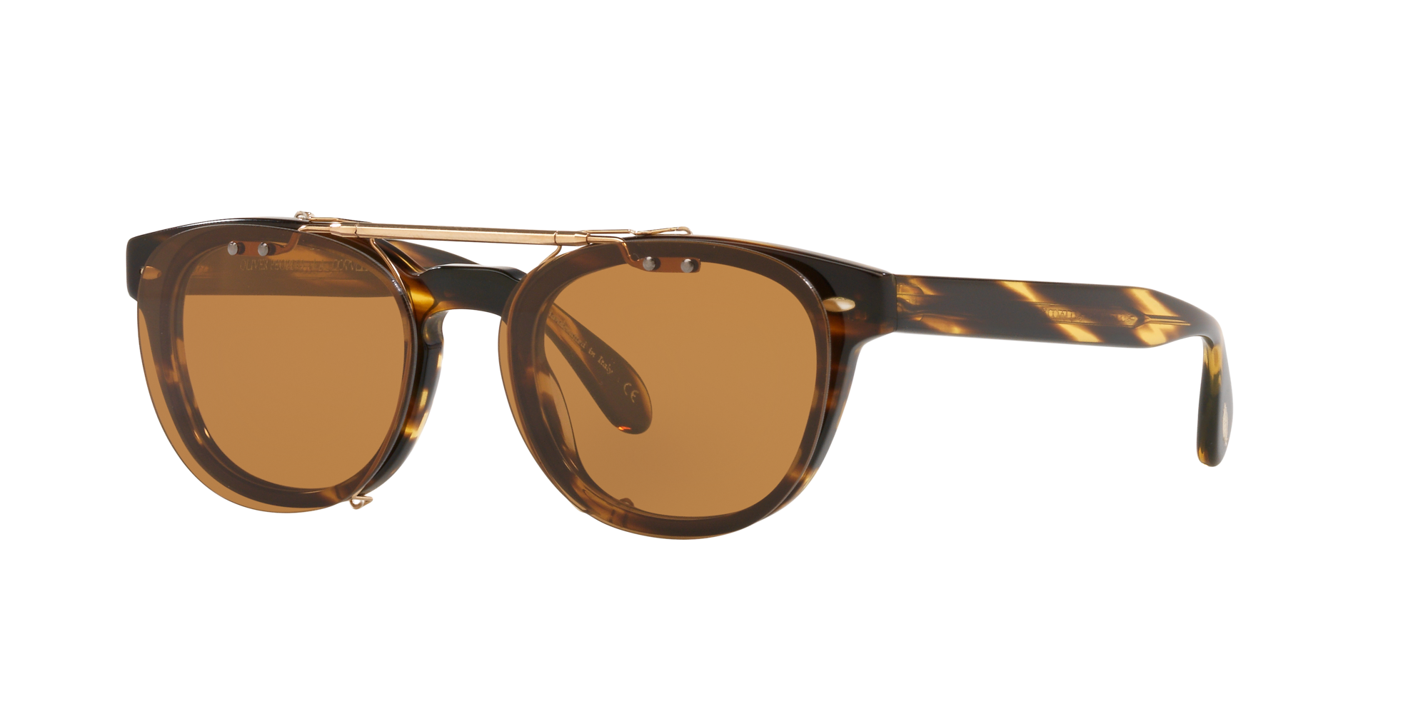 oliver peoples sheldrake clip on sunglasses