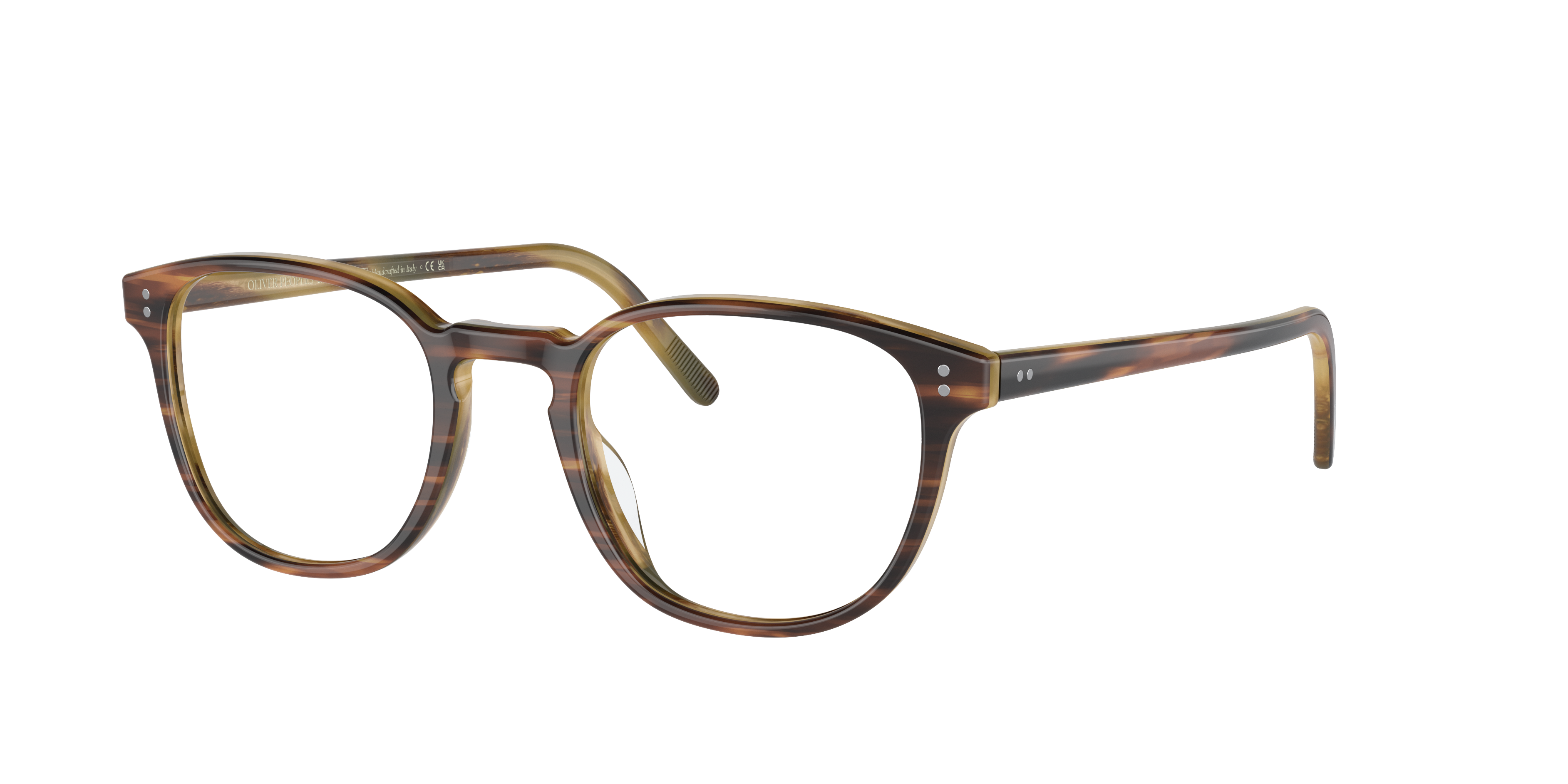 OV5219 Eyeglasses Amaretto-Striped Honey | Oliver Peoples UK