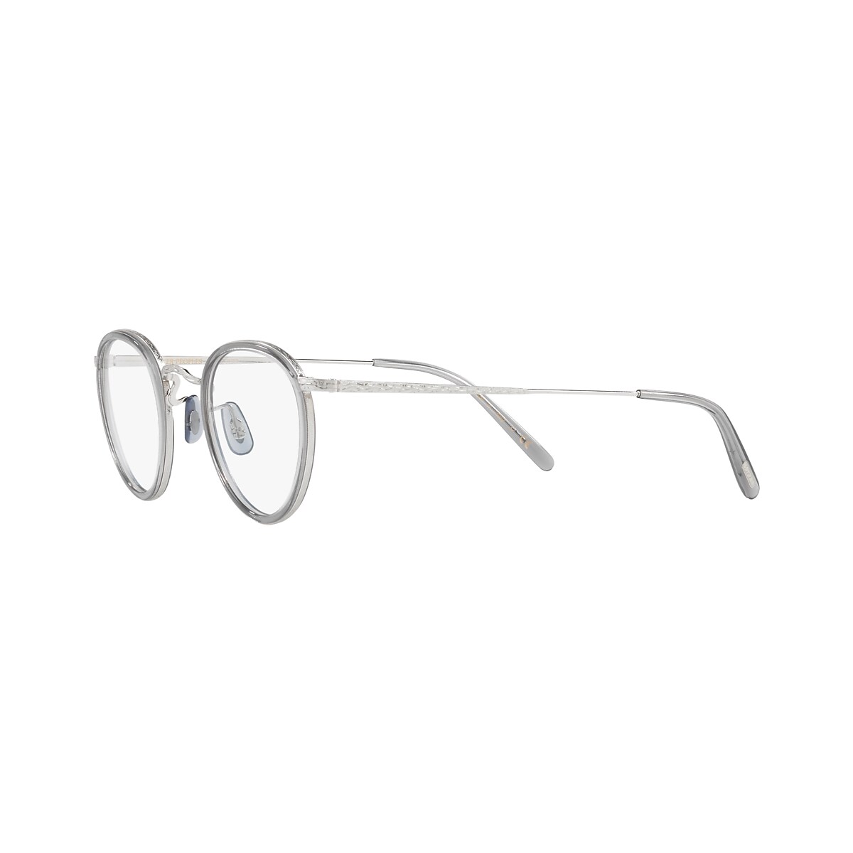 Ov1104 Eyeglasses Workman Grey Brushed Silver Oliver Peoples Usa