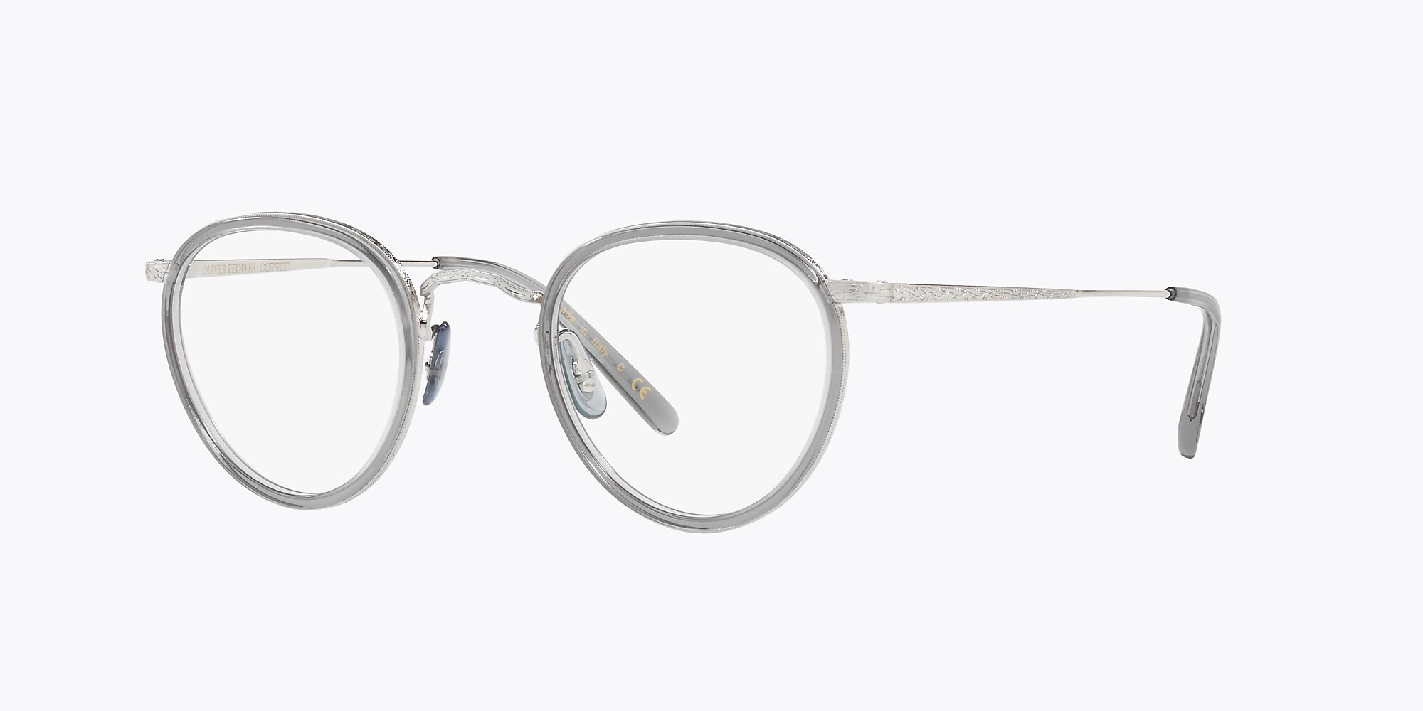 Ov1104 Optical Workman Grey Brushed Silver Oliver Peoples Usa