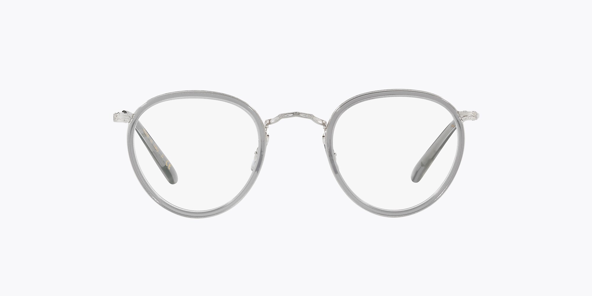 Ov1104 Eyeglasses Workman Grey Brushed Silver Oliver Peoples Usa