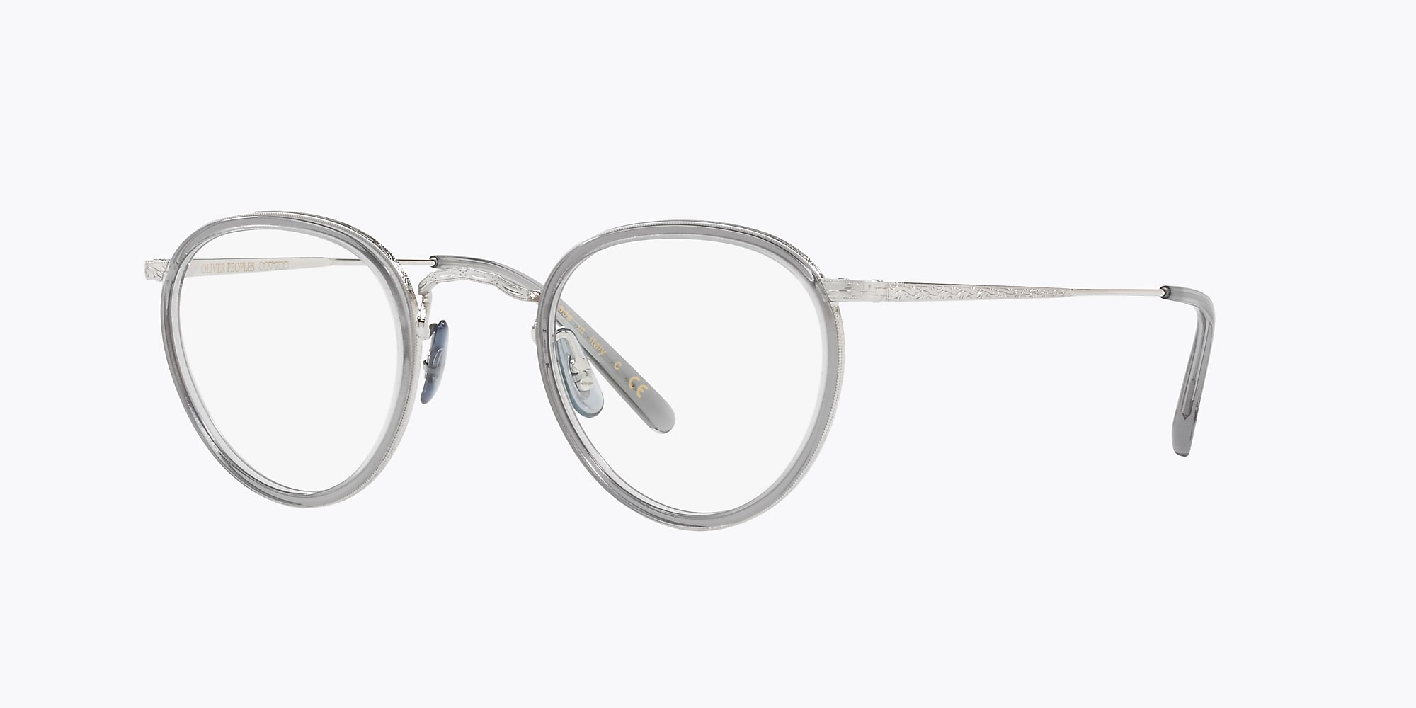 Ov1104 Eyeglasses Workman Grey Brushed Silver Oliver Peoples Canada
