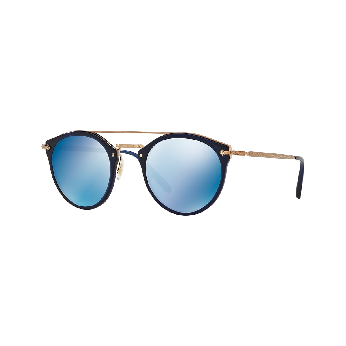 あお　OW S Oliver Mr. Federer Sunglasses in Semi-Matte Blue Ash | Oliver®