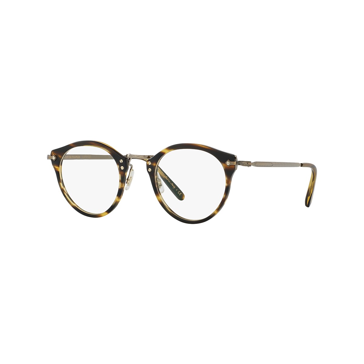 OV5184 Eyeglasses Semi-Matte Cocobolo-Antique Gold | Oliver 