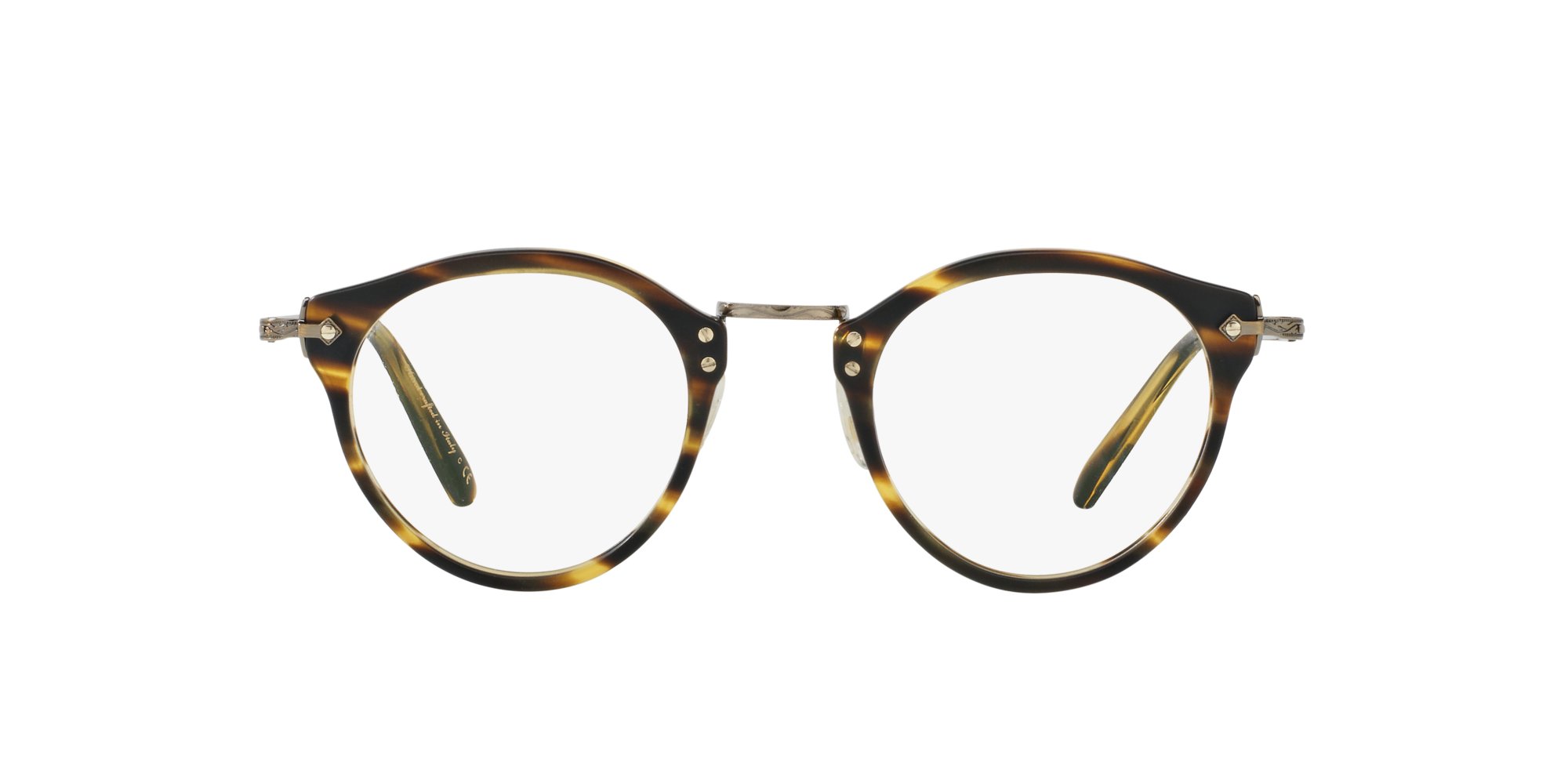 OV5184 Eyeglasses Semi-Matte Cocobolo-Antique Gold | Oliver 