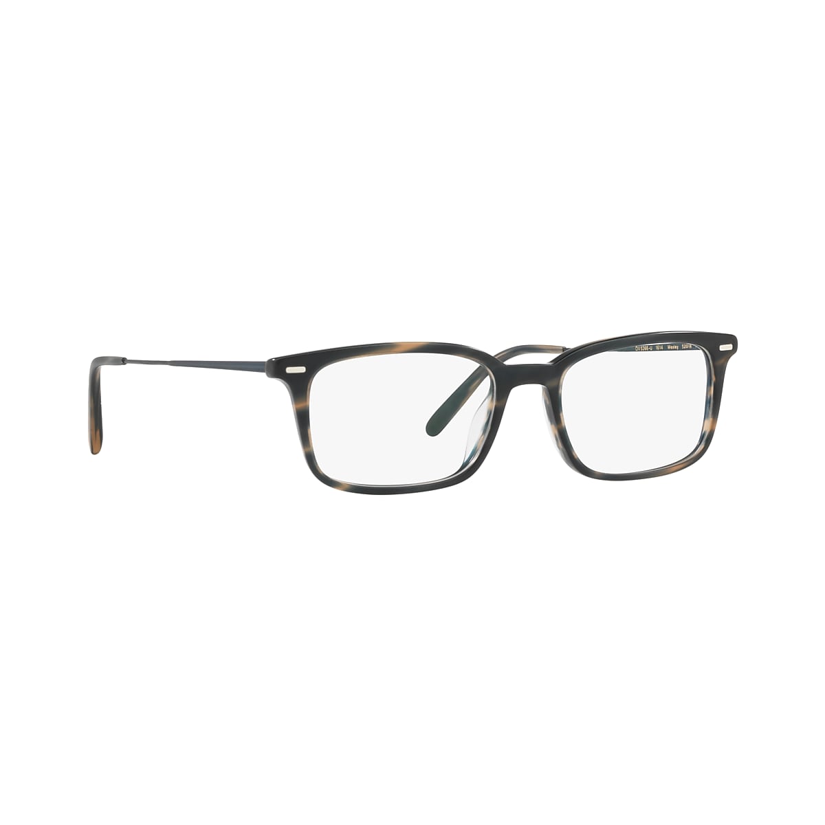 OV5366U Eyeglasses Semi-Matte Blue Cocobolo | Oliver Peoples USA
