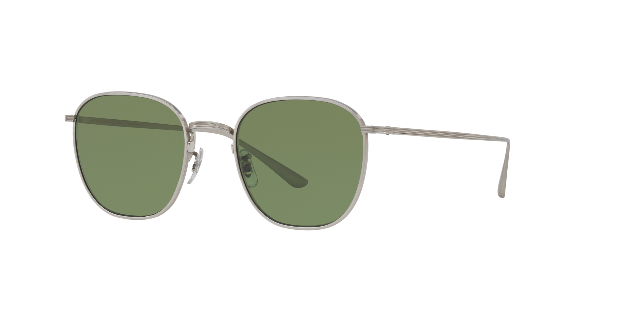 oliver peoples green aviator sunglasses