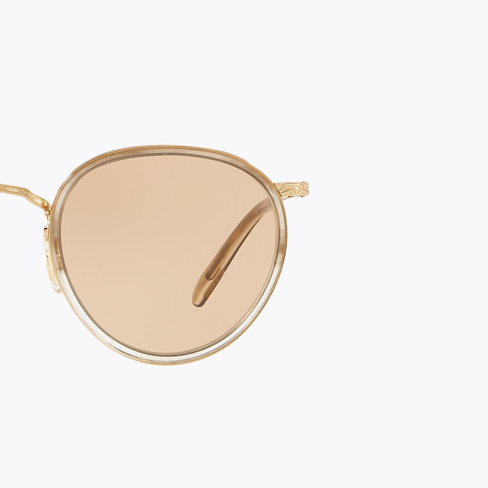 Ov1104 Eyeglasses Military Vsb 18k Gold Plated Oliver Peoples Usa Ov1104 Eyeglasses Military Vsb 18k Gold Plated Oliver Peoples Usa