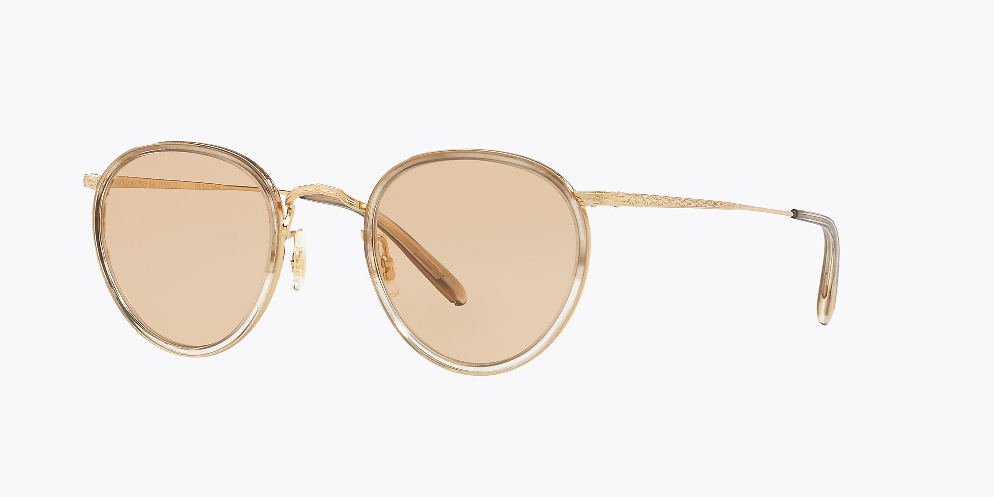 Ov1104 Eyeglasses Military Vsb 18k Gold Plated Oliver Peoples Usa Ov1104 Eyeglasses Military Vsb 18k Gold Plated Oliver Peoples Usa