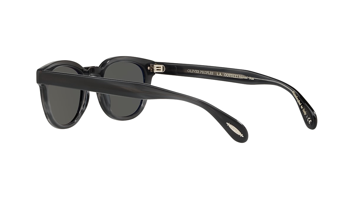 OLIVER PEOPLES PORTER SHELDRAKE SUNサングラス Oliver Sheldrake Sun Low Bridge Fit Sunglasses in Charcoal