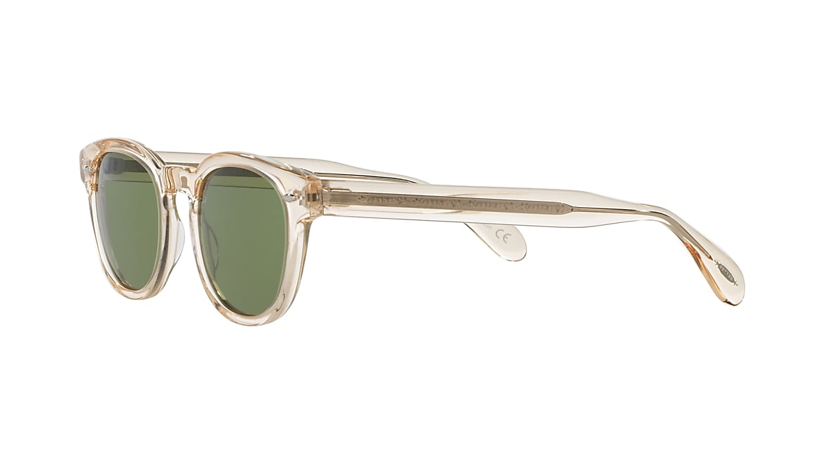 Oliver Sheldrake Sun-F Sunglasses in Buff | Oliver® Oliver Sheldrake Sun-F Sunglasses in Buff | Oliver®