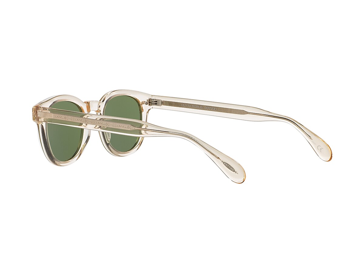 Oliver Sheldrake Sun-F Sunglasses in Buff | Oliver®