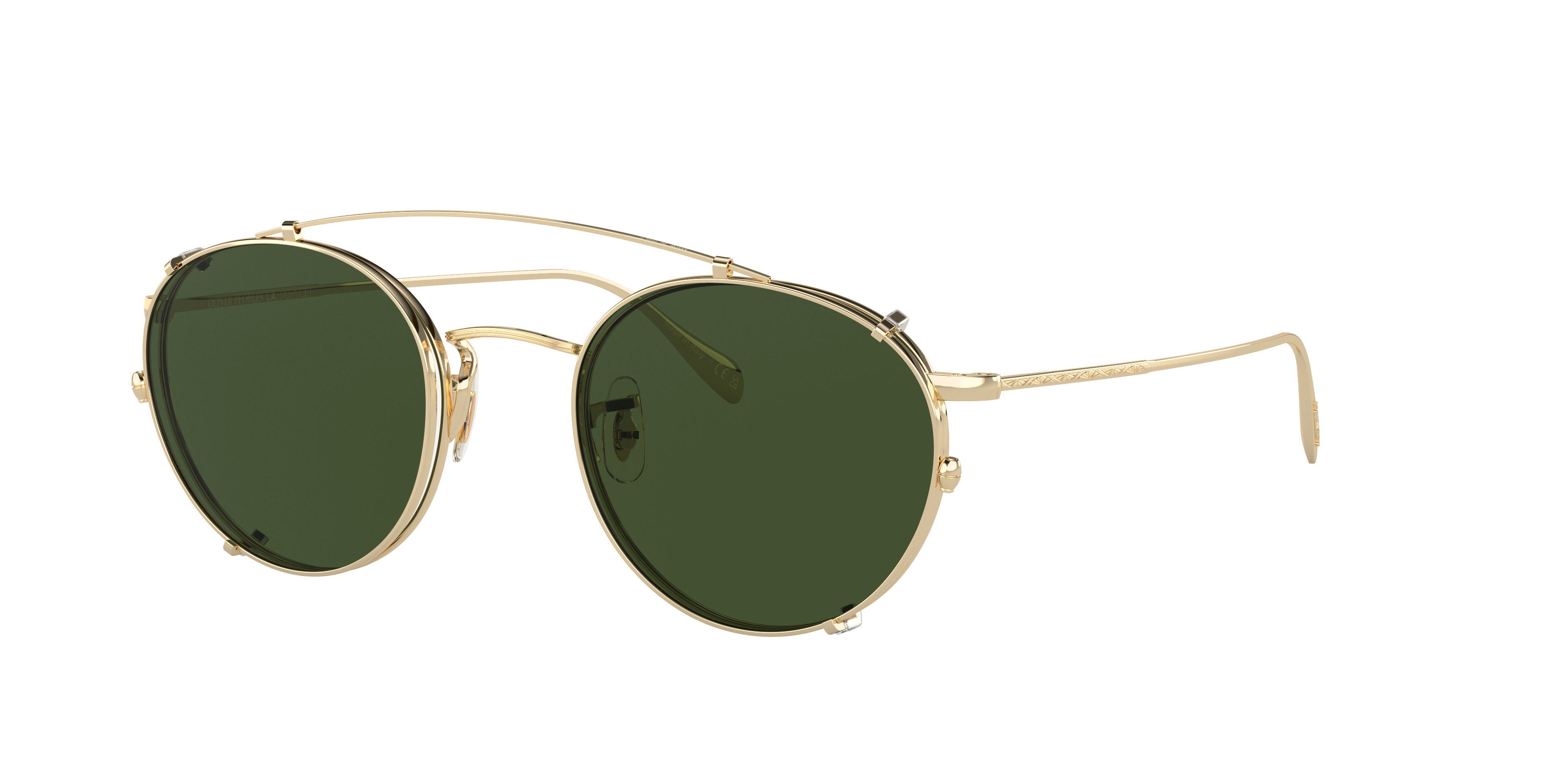 Oliver Coleridge Clip Eyeglasses in Gold | Oliver®