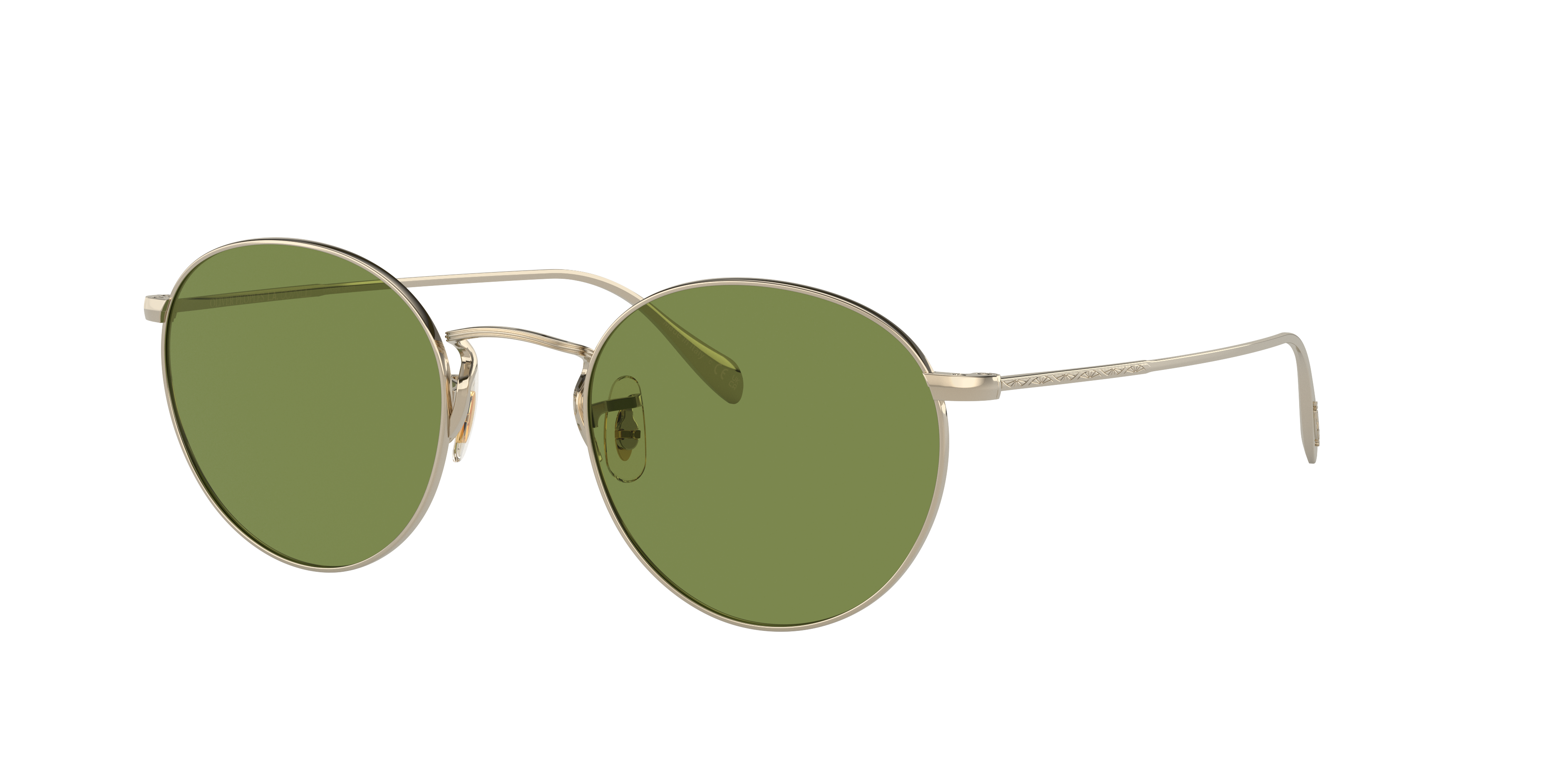 Sunglasses OV1186S - Gold - Green C - メタル | Oliver Peoples Japan