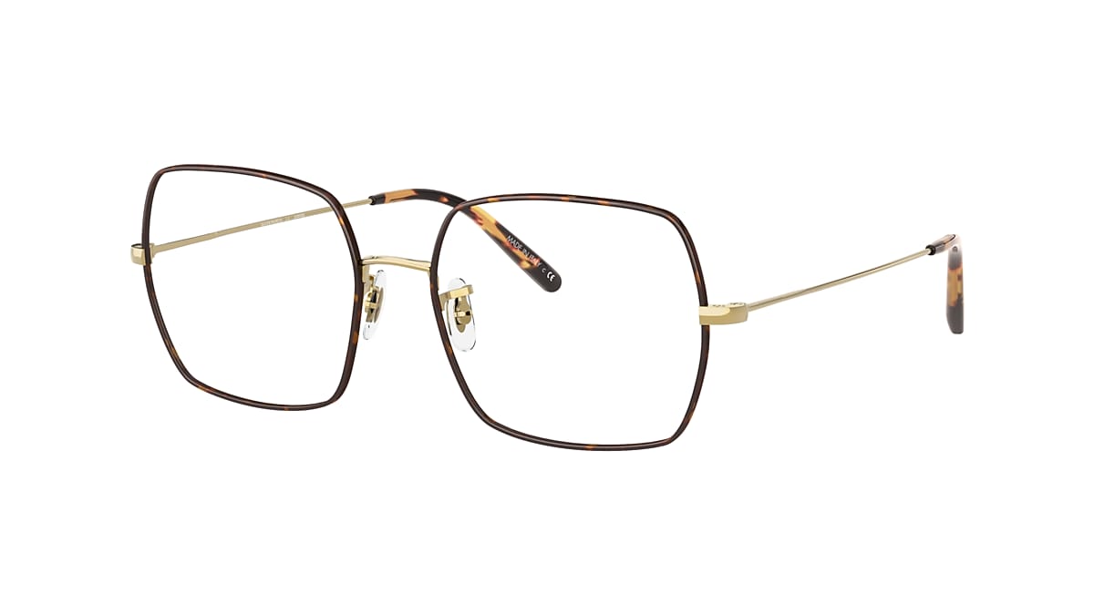 OLIVER PEOPLES オリバーピープルズ Justyna サングラス Oliver Justyna Eyeglasses in Gold-Tortoise | Oliver®