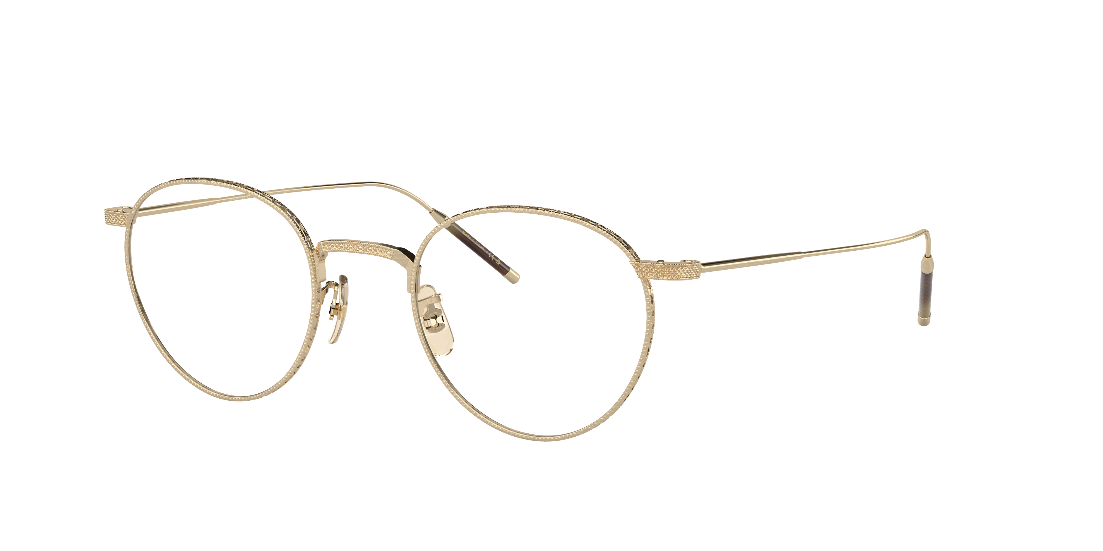 Eyeglasses OV1274T - Brushed Gold - Clear - チタニウム