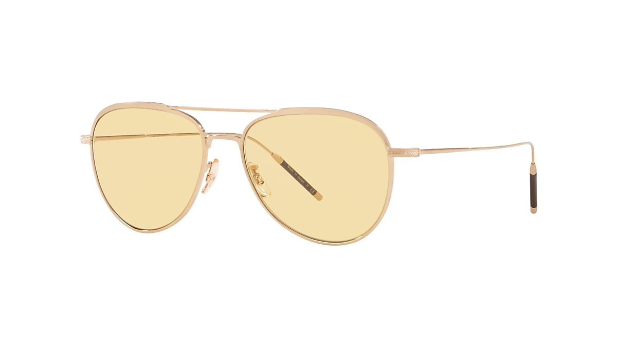 Oliver TK-3 Sunglasses in Brushed Gold | Oliver®
