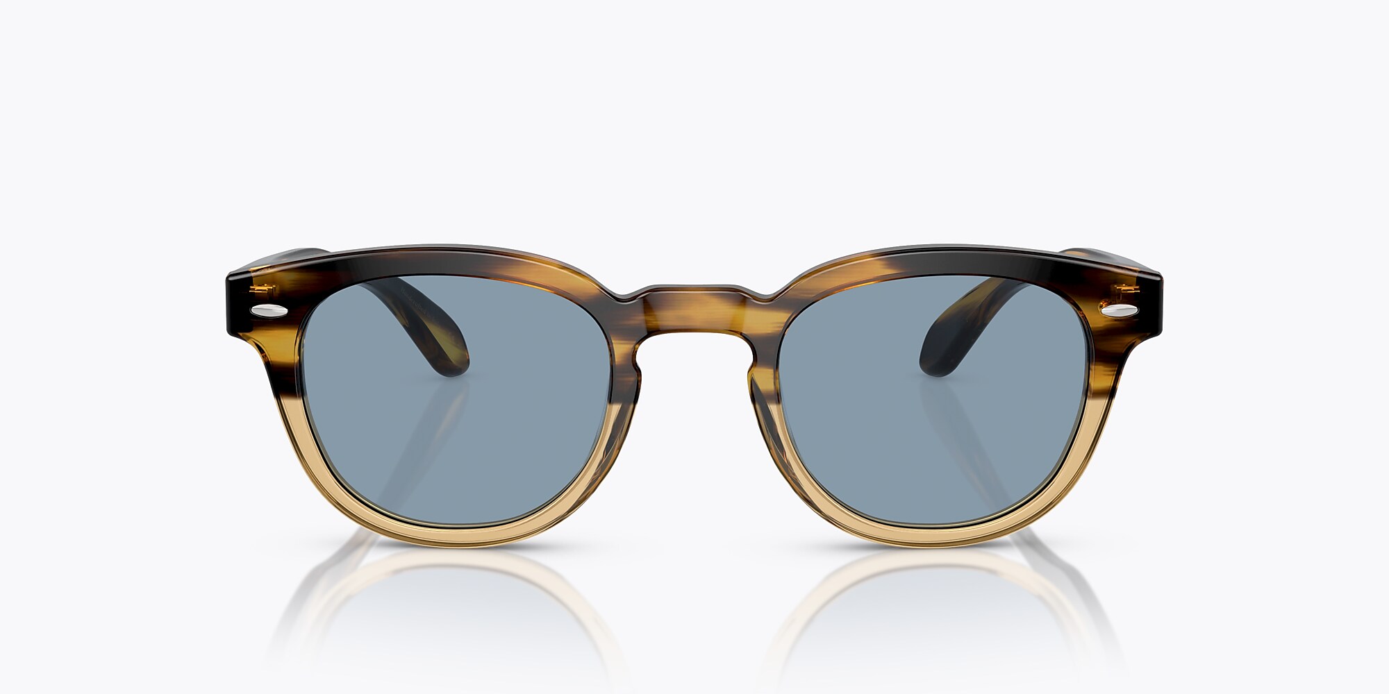 Oliver Sheldrake Sun Sunglasses In Canarywood Gradient Oliver