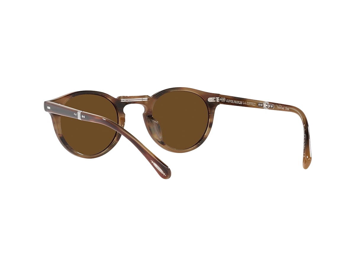 Oliver Gregory Peck 1962 Sunglasses in Amaretto/Striped