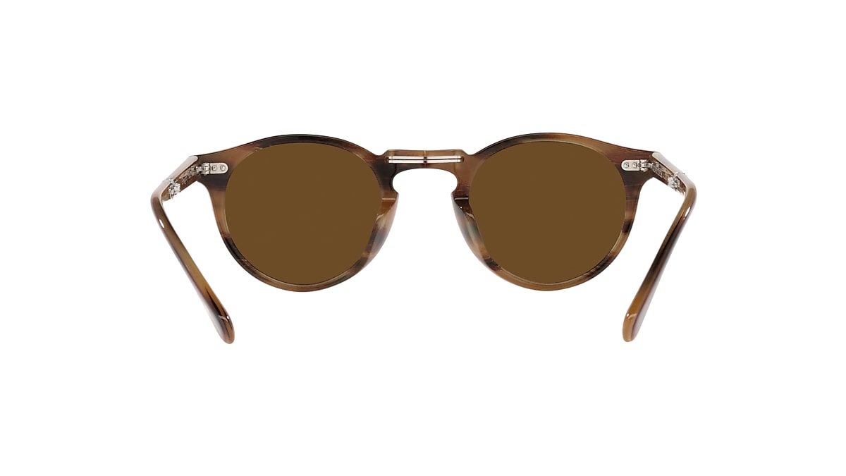 Oliver Gregory Peck 1962 Sunglasses in Amaretto/Striped Oliver Gregory Peck 1962 Sunglasses in Amaretto/Striped
