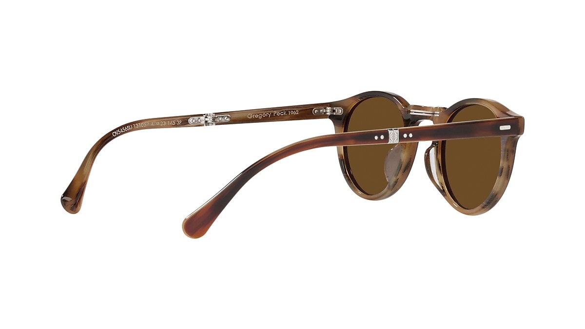 Oliver Gregory Peck 1962 Sunglasses in Amaretto/Striped Oliver Gregory Peck 1962 Sunglasses in Amaretto/Striped