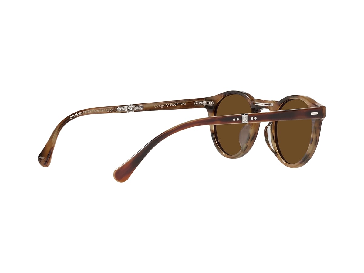 Oliver Gregory Peck 1962 Sunglasses in Amaretto/Striped