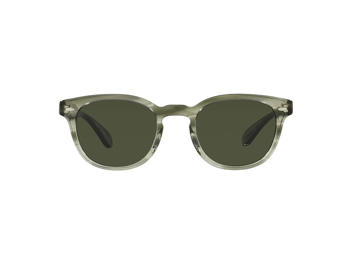 Oliver Sheldrake Sun Sunglasses in Washed Jade | Oliver®