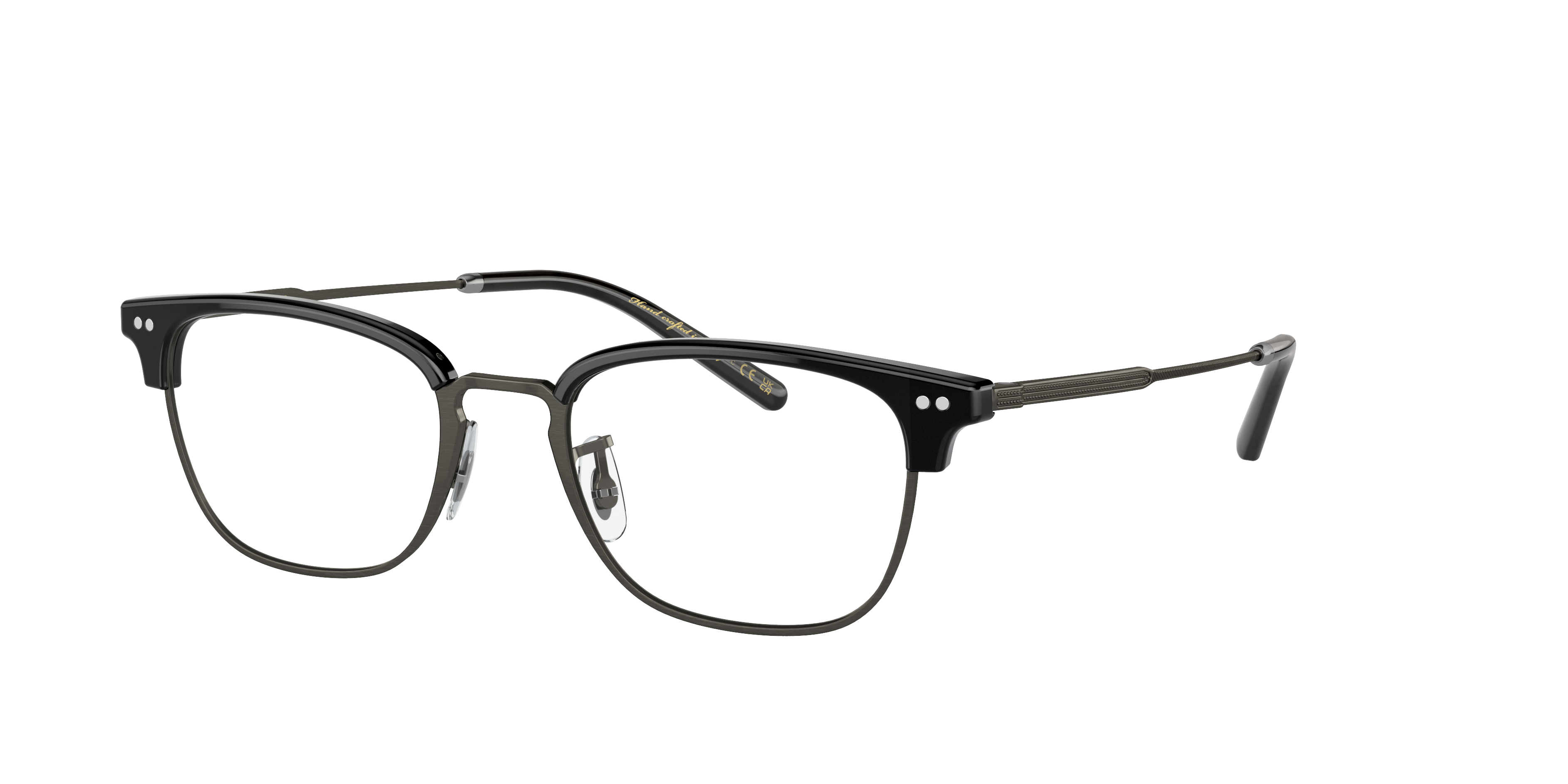 Oliver Kesten Eyeglasses in Antique Pewter/Black | Oliver®