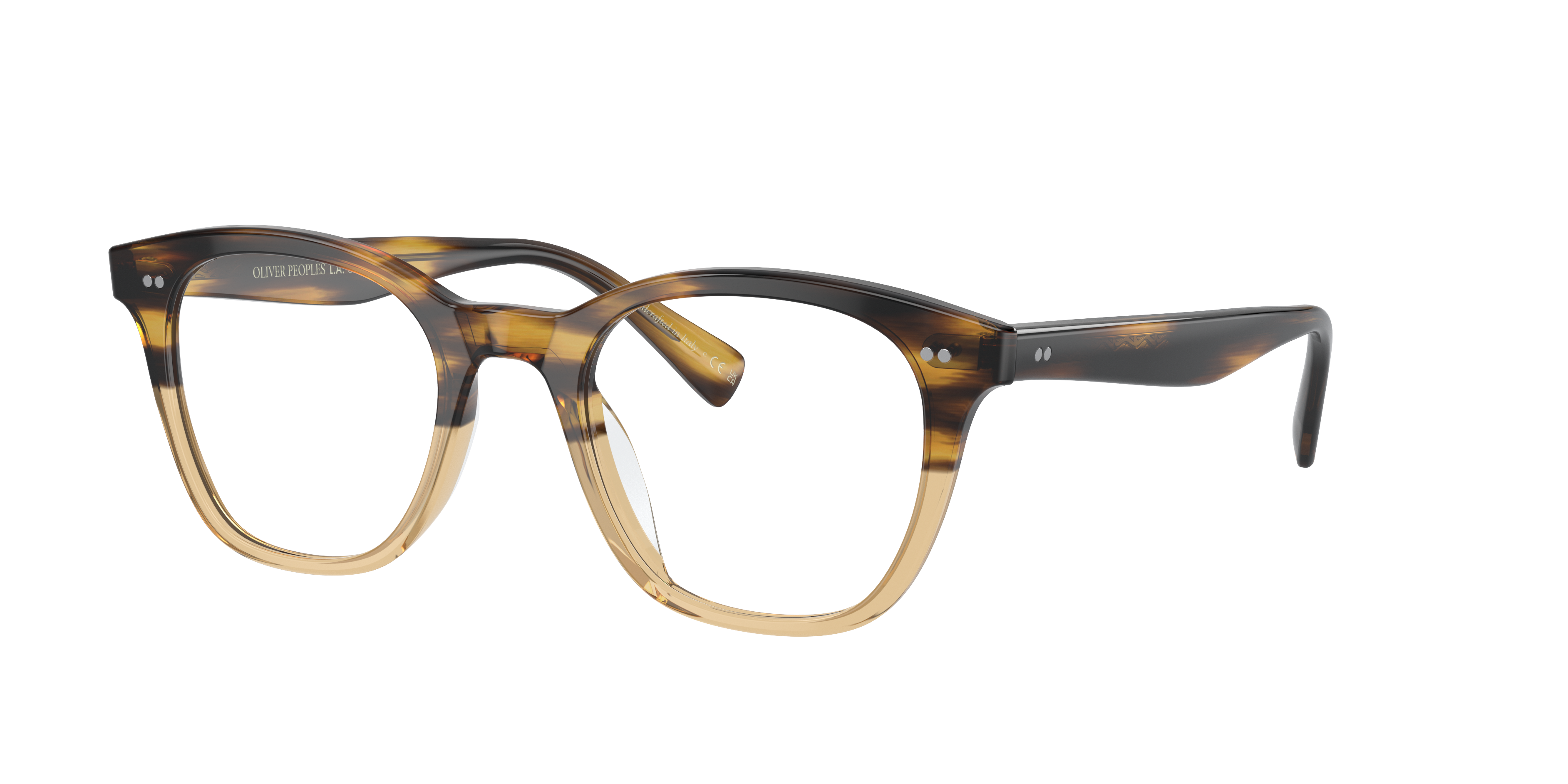 Oliver Cayson Eyeglasses in Canarywood Gradient | Oliver® Oliver Cayson Eyeglasses in Canarywood Gradient | Oliver®