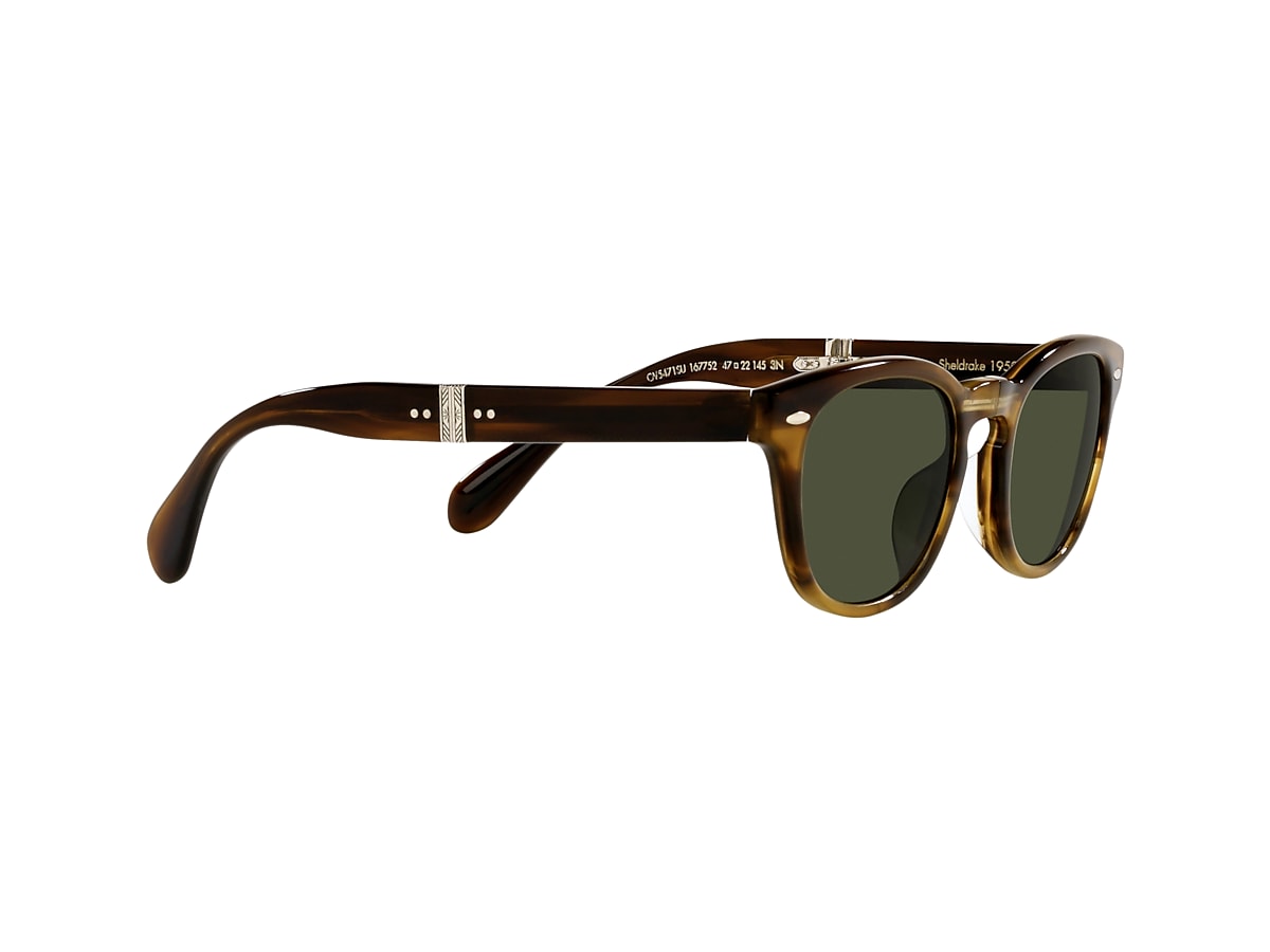 Oliver Sheldrake 1950 Sunglasses in Bark | Oliver®