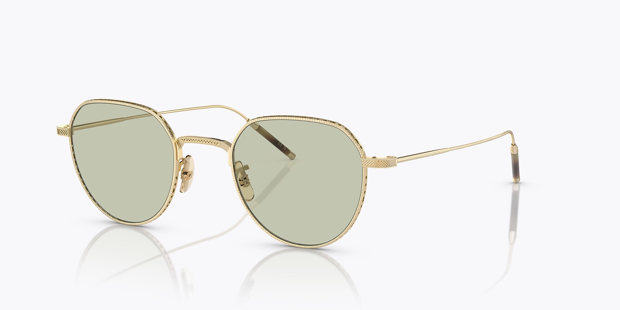Eyeglasses Ov1298t Brushed Gold Green Wash チタニウム Oliver Peoples Japan