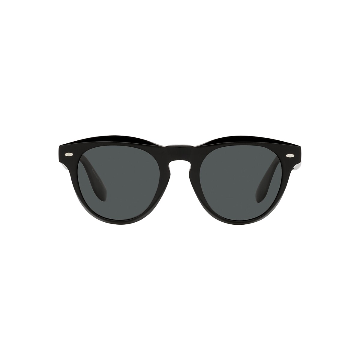 Oliver Peoples - Shaelie Black Satin Mirror Sunglasses
