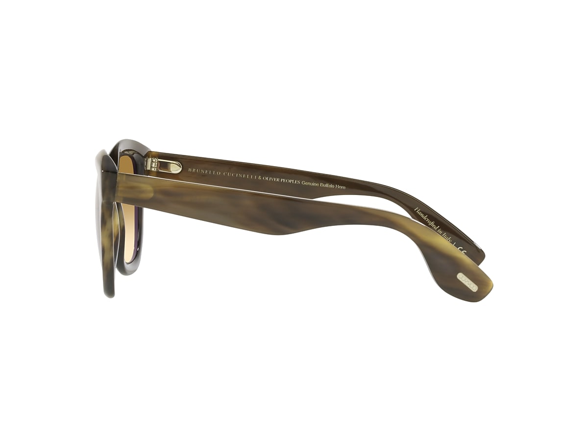 Oliver Filu' Horn Sunglasses in Light Brown Horn | Oliver®