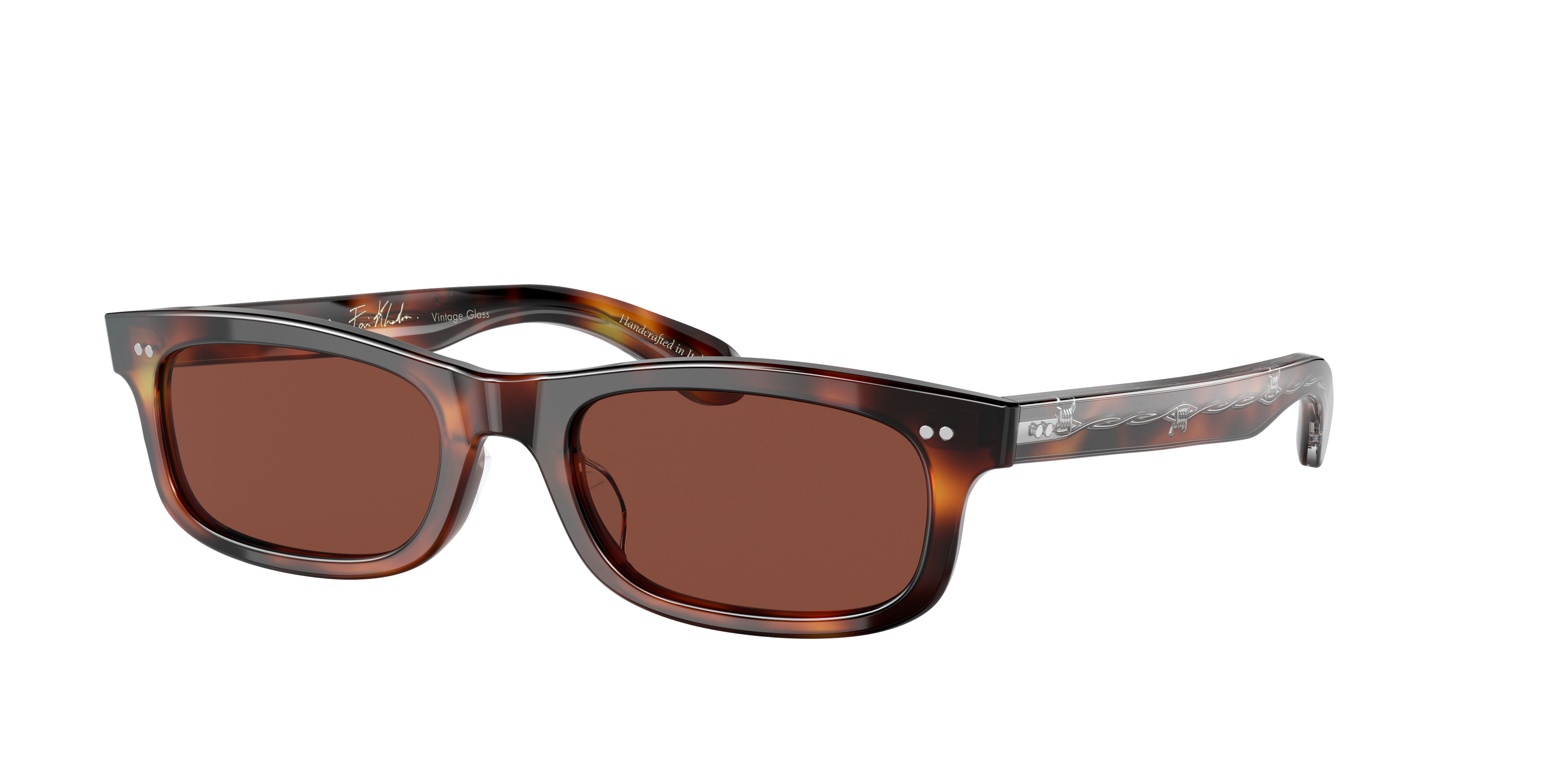 Sunglasses OV5484SU - Dark Mahogany - Burgundy - アセテート