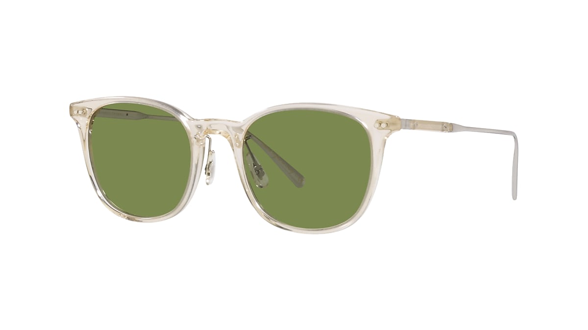 Oliver Gerardo Sunglasses in Buff/Brushed Silver | Oliver®