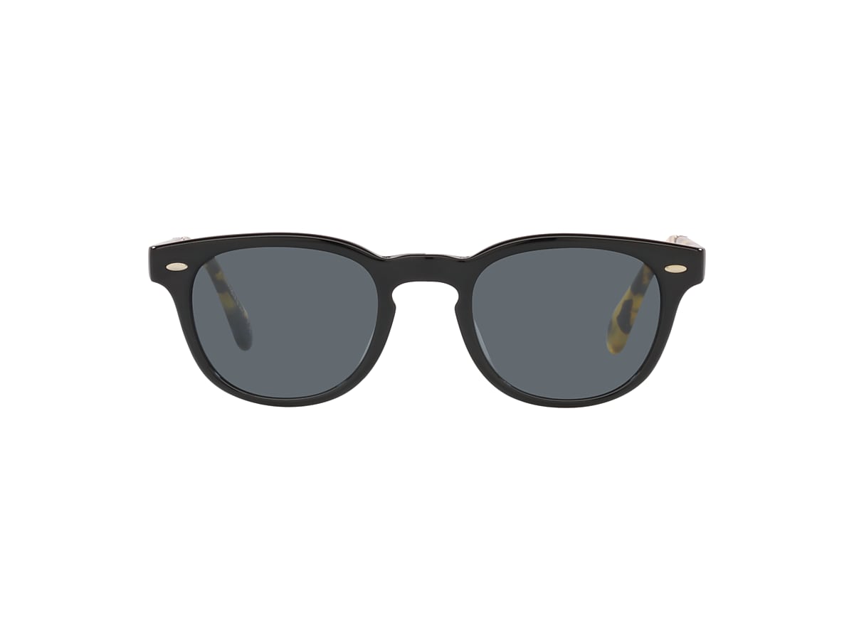 Oliver Sheldrake 1950 Exclusive Sunglasses in Black/YTB