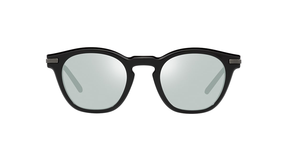 Oliver Len Eyeglasses in Black/Pewter | Oliver®