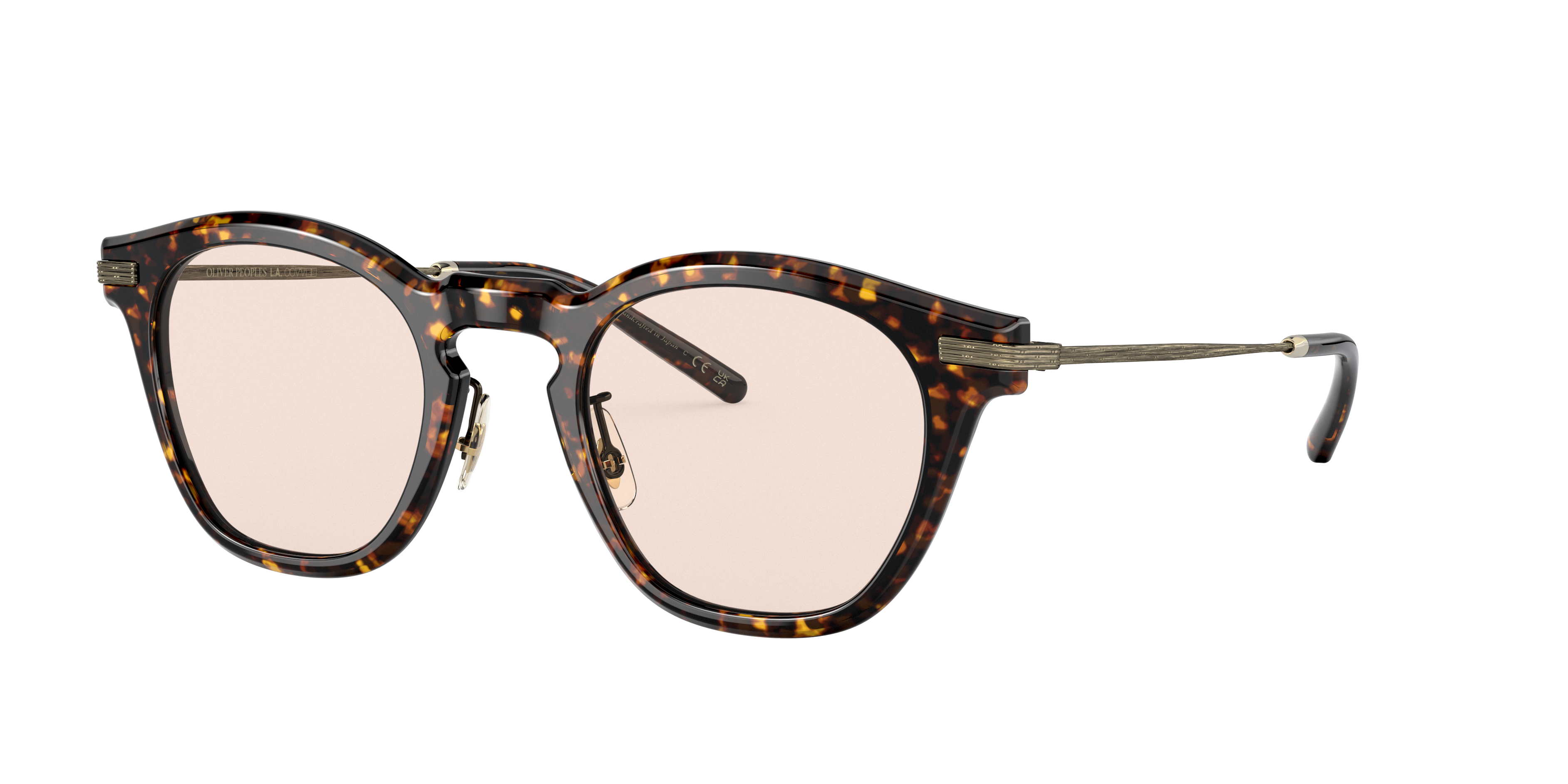 Oliver Len Eyeglasses in Atago Tortoise/Antique Gold | Oliver®