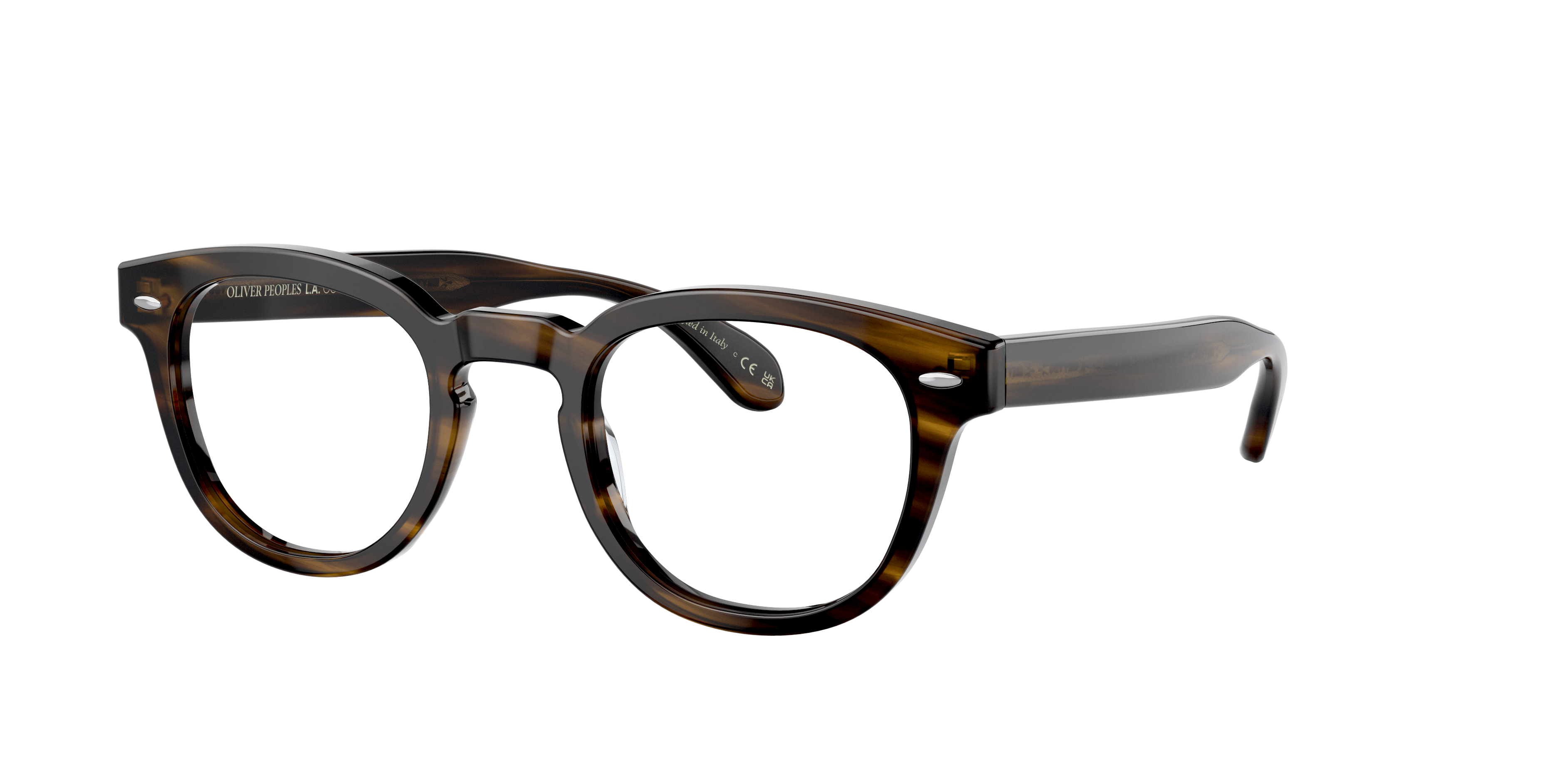 Oliver Sheldrake Low Bridge Fit Eyeglasses in Bark | Oliver®