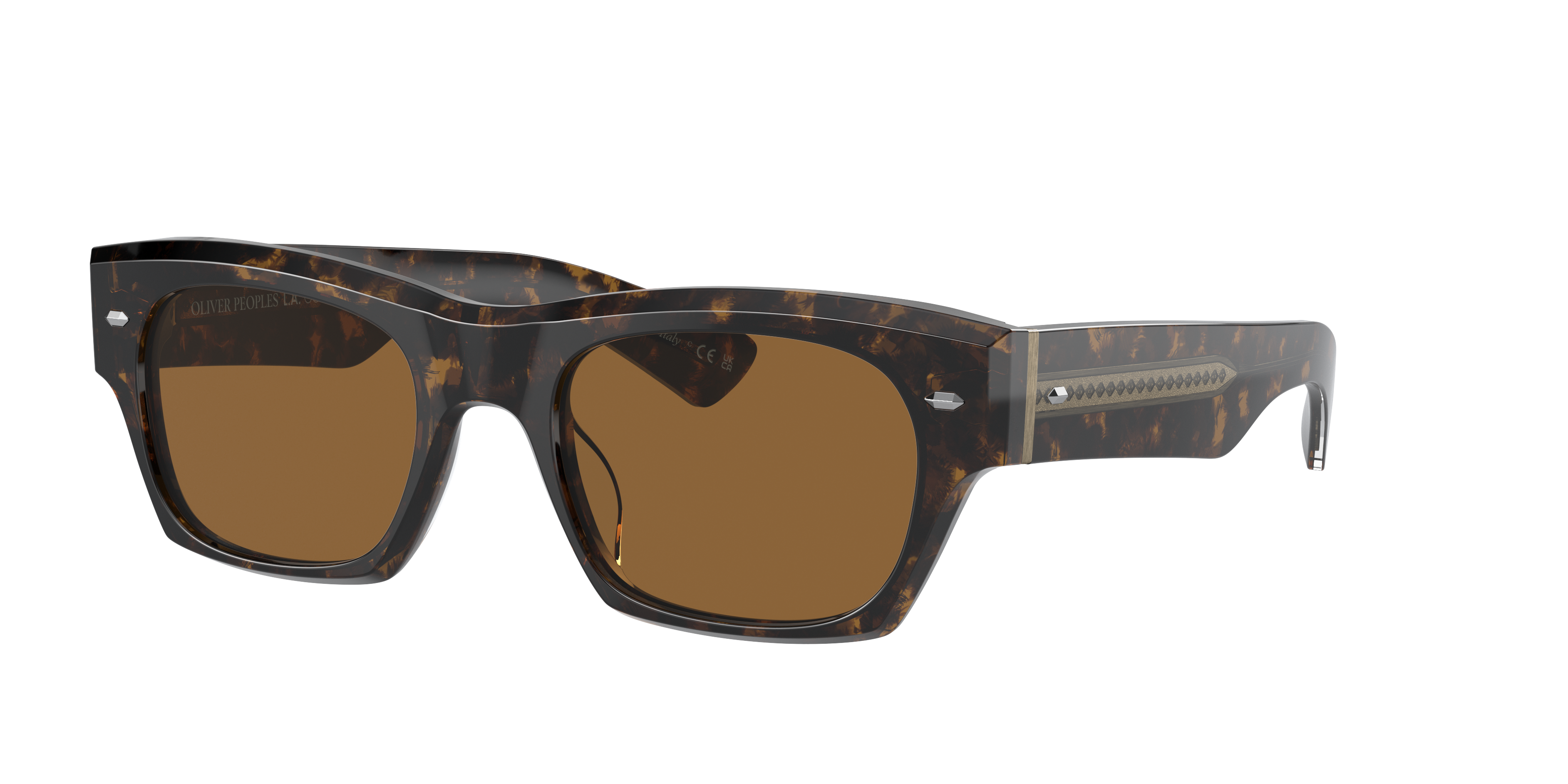オゾンサラス Oliver Kasdan Sunglasses in Walnut Tortoise | Oliver®