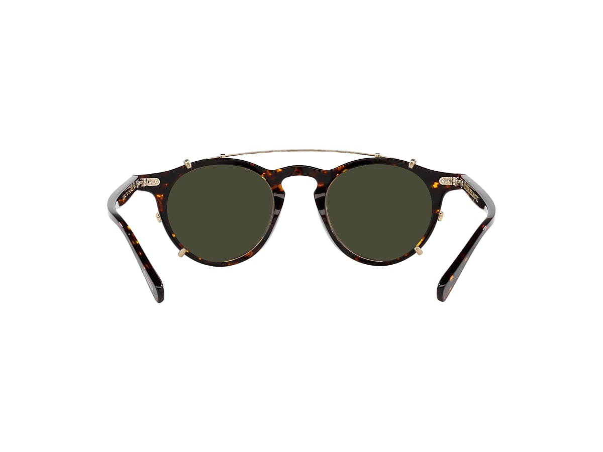 Oliver OP-13 Clip Eyeglasses in Gold | Oliver®