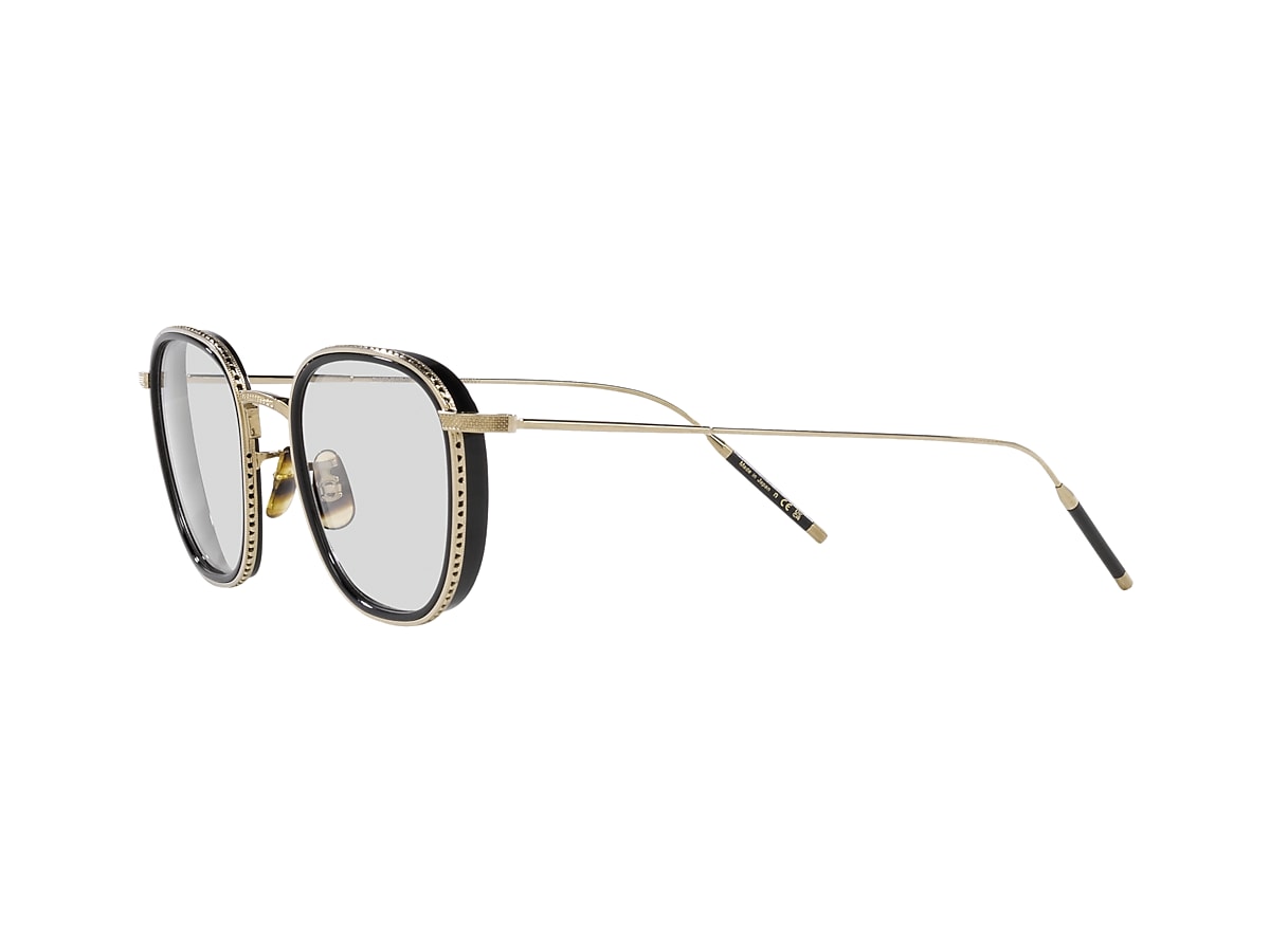 Oliver TK-9 Eyeglasses in Gold/Black | Oliver®