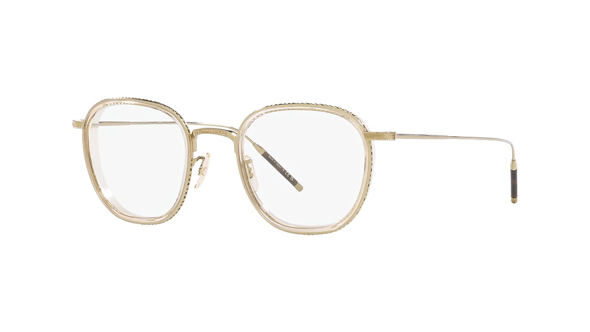 Oliver TK-9 Eyeglasses in Gold/Buff | Oliver®