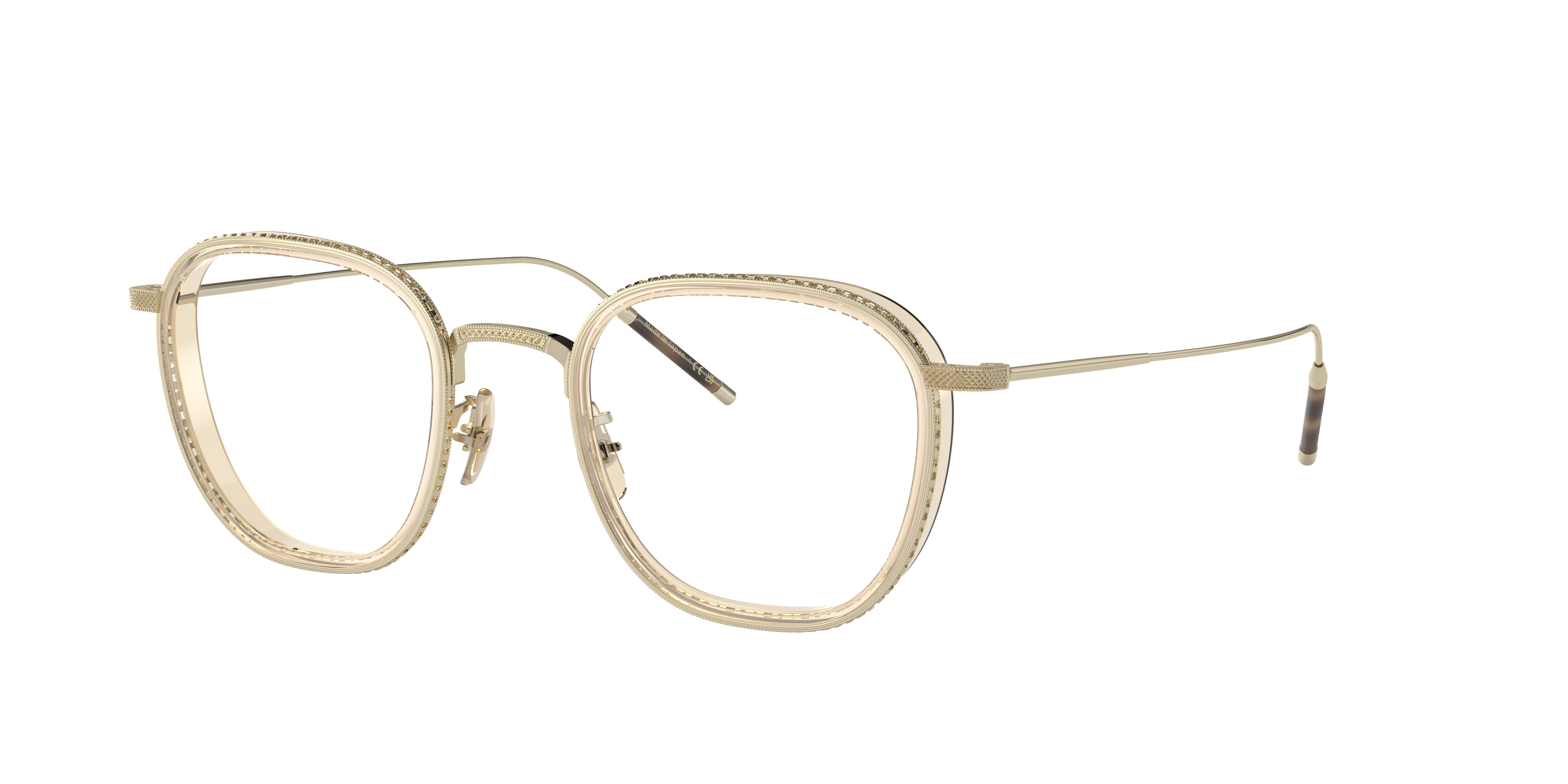 Oliver TK-9 Eyeglasses in Gold/Buff | Oliver®