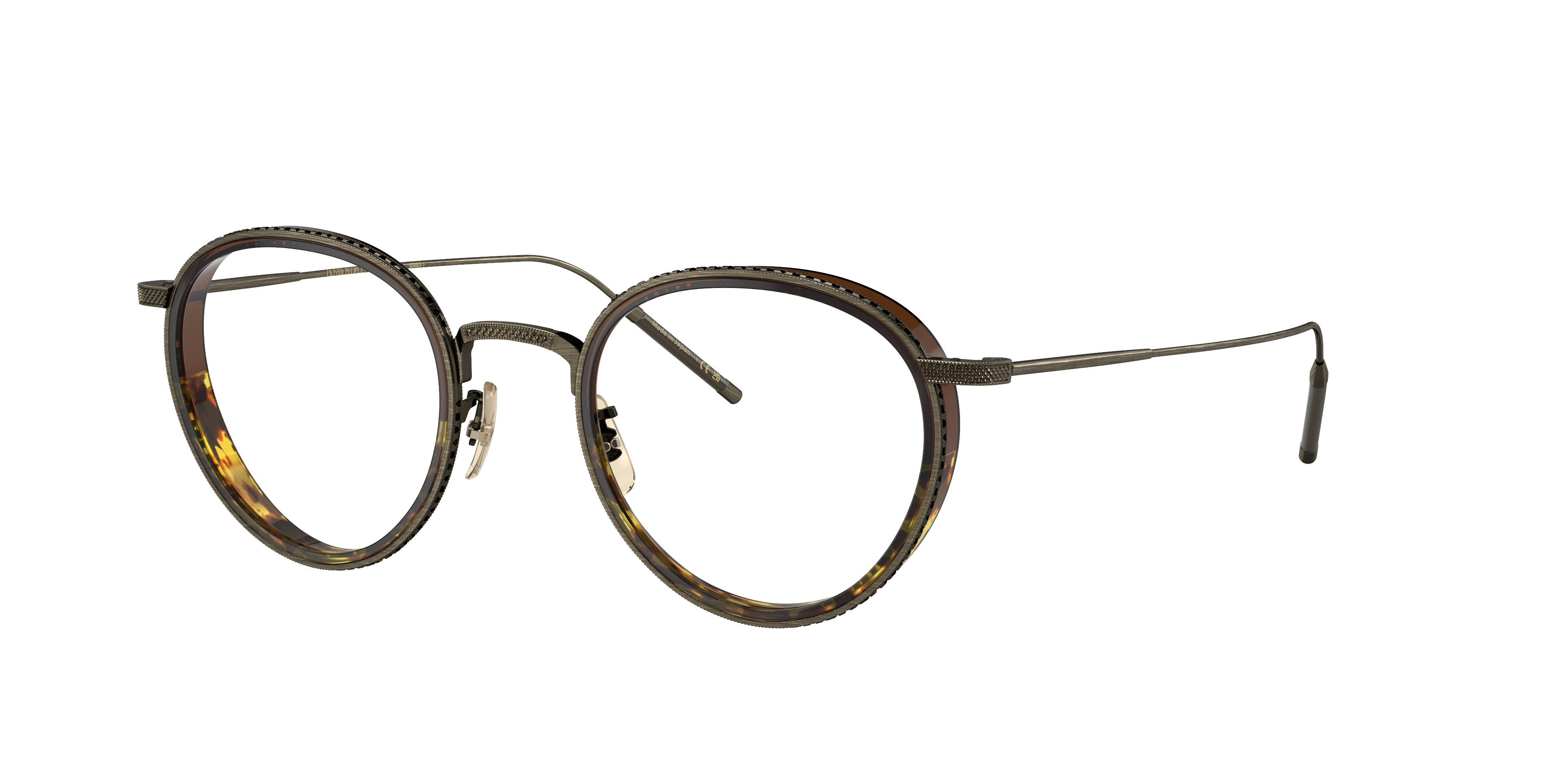 Oliver TK-8 Eyeglasses in Antique Gold/Espresso/382 Gradient | Oliver®