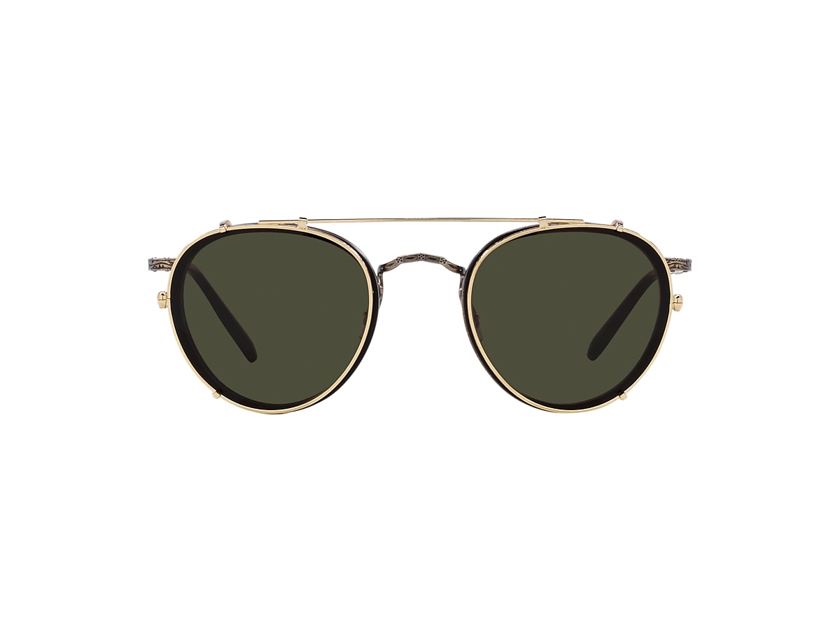 Oliver MP-2 Clip Eyeglasses in Gold | Oliver®