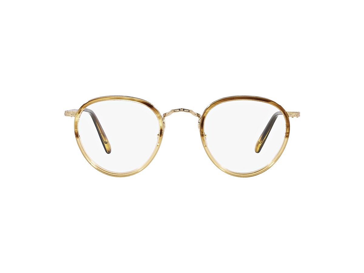 Oliver MP-2 Eyeglasses in Canarywood Gradient/Gold | Oliver®