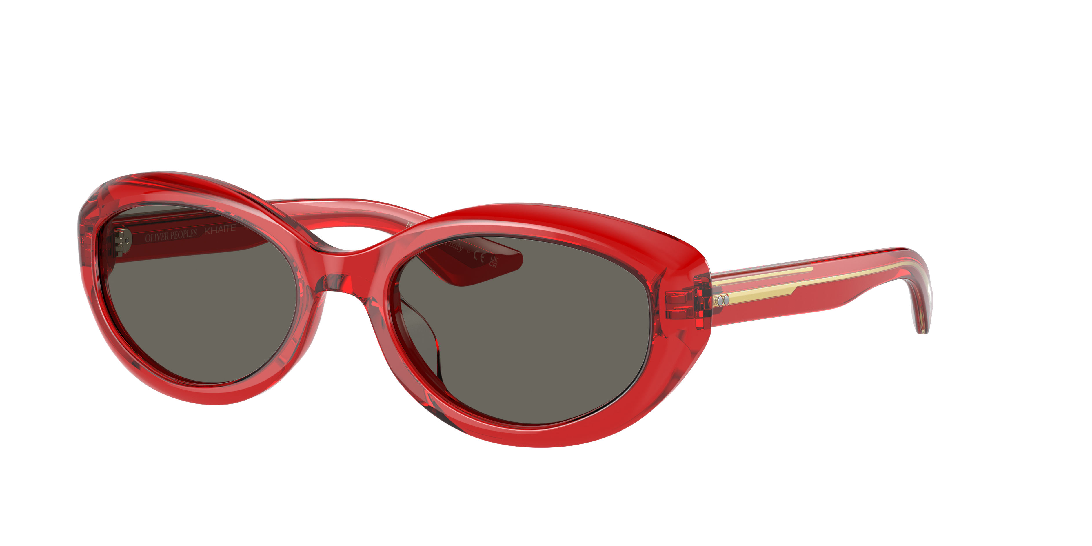 Oliver 1969C Sunglasses in Translucent Red | Oliver®